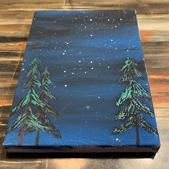 SALE!! Lonesome trees painting.   2 - Picture 4 of 7